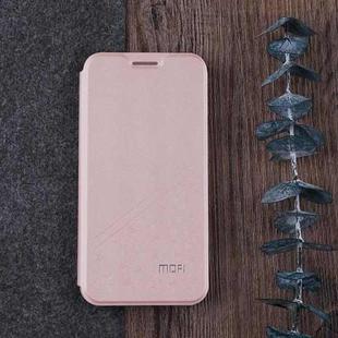 MOFI for  Xiaomi Redmi 5 PU Five-pointed Star Pattern Horizontal Flip Leather Case with Holder (Rose Gold)