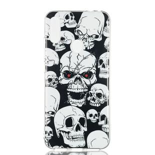 Red Eye Ghost Pattern Noctilucent TPU Soft Case for Xiaomi Redmi Note 7