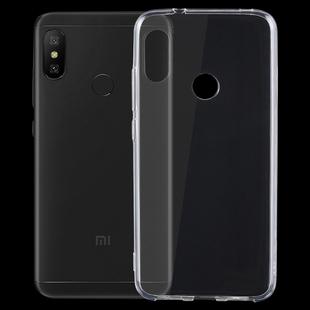 Shockproof TPU Protective Back Case for Xiaomi Redmi 6 Pro / A2 Lite(Transparent)