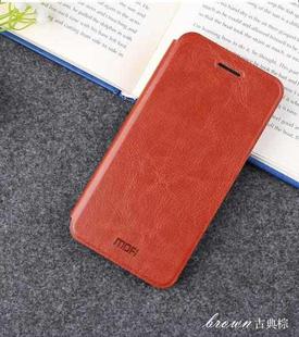 MOFI Crazy Horse Texture Horizontal Flip Shockproof Protective Leather Case for Xiaomi Mi 8 Lite, with Holder(Brown)