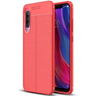 Litchi Texture TPU Protective Case for Xiaomi Mi 9(Red)