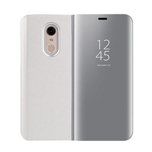 PC Mirror Case for Xiaomi Redmi 5 Plus, with Holder (Silver)