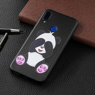 Embossed Painted Panda Pattern TPU Case for Xiaomi Redmi Note 7 / Redmi Note 7 Pro