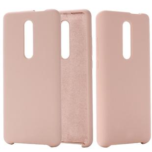 Solid Color Liquid Silicone Dropproof Protective Case for Xiaomi Redmi K20 / K20 Pro / Mi 9T / Mi 9T Pro(Pink)