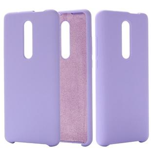 Solid Color Liquid Silicone Dropproof Protective Case for Xiaomi Redmi K20 / K20 Pro / Mi 9T / Mi 9T Pro(Purple)