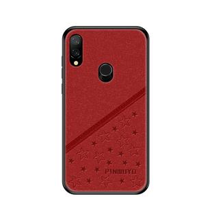 PINWUYO Full Coverage Waterproof Shockproof PC+TPU+PU Protective Case for Xiaomi Redmi 7 (Red)