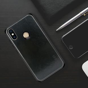 MOFI PC+TPU+PU Leather Case for Xiaomi Redmi Note 6(Black)