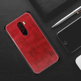 MOFI PC+TPU+PU Leather Case for Xiaomi Pocophone F1(Red)