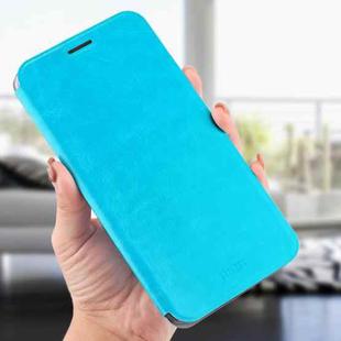 MOFI Crazy Horse Texture Horizontal Flip Shockproof Leather Case for Xiaomi Pocophone F1, with Holder (Blue)