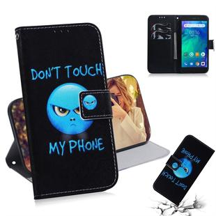 Anger Pattern Coloured Drawing Horizontal Flip Leather Case for Xiaomi Redmi Go, with Holder & Card Slots & Wallet