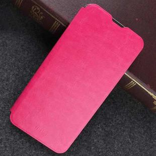 MOFI Crazy Horse Texture Horizontal Flip Shockproof Leather Case for Xiaomi Play, with Holder(Rose Red)