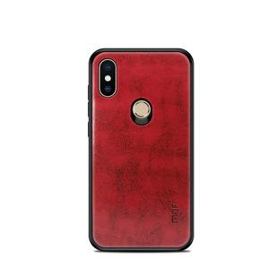 MOFI Shockproof PU Paste PC Case for Xiaomi Mi 8 (Red)