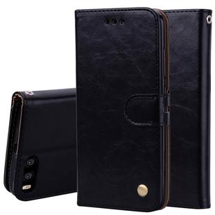 Business Style Oil Wax Texture Horizontal Flip Leather Case for Xiaomi Mi 6, with Holder & Card Slots & Wallet(Black)