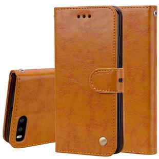Business Style Oil Wax Texture Horizontal Flip Leather Case for Xiaomi Mi 6, with Holder & Card Slots & Wallet(Brown)