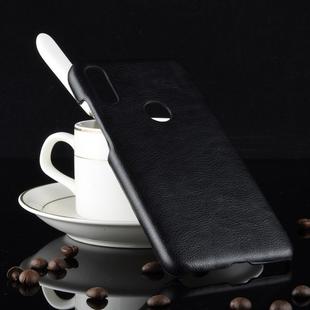 Shockproof Litchi Texture PC + PU Case for Xiaomi Mi Play (Black)