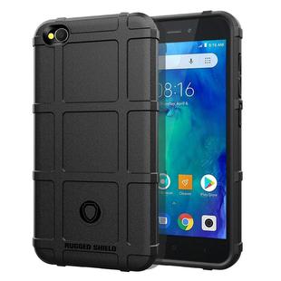 Shockproof Rugged  Shield Full Coverage Protective Silicone Case for RedMi Go(Black)