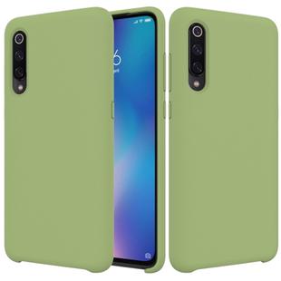 Solid Color Liquid Silicone Dropproof Protective Case for Xiaomi Mi 9(Green)