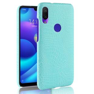 Shockproof Crocodile Texture PC + PU Case for Xiaomi Redmi Note 7 (Green)