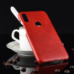 Shockproof Litchi Texture PC + PU Case for Xiaomi Redmi Note 7 (Red)