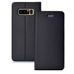 Ultra-thin Pressed Magnetic Card TPU+PU Leathe Case for Galaxy Note 8, with Card Slot & Holder