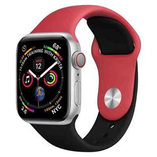 Double Colors Silicone Watch Band for Apple Watch Series 3 & 2 & 1 38mm