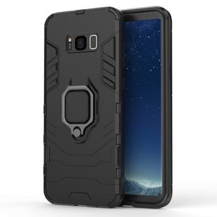 PC + TPU Shockproof Protective Case for Galaxy S8+, with Magnetic Ring Holder