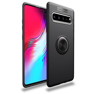 Magnetic 360 Degree Rotation Ring Holder Armor Shockproof TPU Case for Galaxy S10 5G (Black)