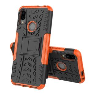 Tire Texture TPU+PC Shockproof Phone Case for Xiaomi Redmi Note 7, with Holder