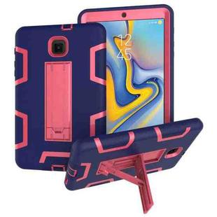 Contrast Color Silicone + PC Shockproof Case for Galaxy Tab A 8.0 (2018) / T387, with Holder