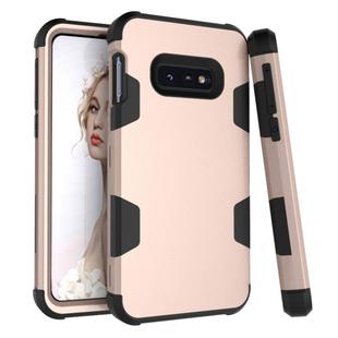 Contrast Color Silicone + PC Shockproof Case for Galaxy S10e (Gold)