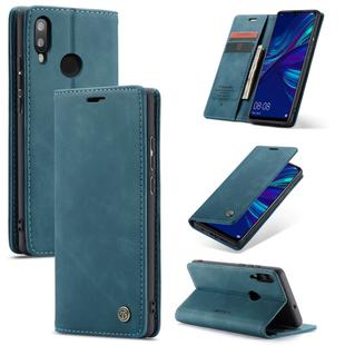 CaseMe Multifunctional Retro Frosted Horizontal Flip Leather Case for Huawei P Smart 2019 /  Honor 10 Lite, with Card Slots & Holder & Wallet(Blue)