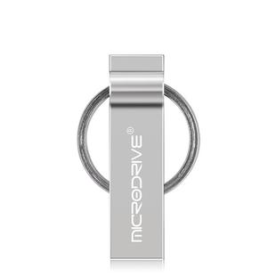 MicroDrive 4GB USB 2.0 Metal Keychain U Disk (Grey)