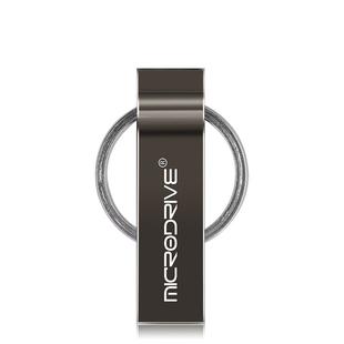 MicroDrive 128GB USB 2.0 Metal Keychain U Disk (Black)