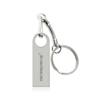 MicroDrive 16GB USB 2.0 Metal Waterproof High Speed U Disk(Grey)