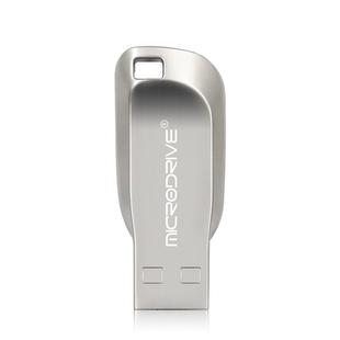 MicroDrive 64GB USB 2.0 Creative Rotate Metal U Disk (Grey)