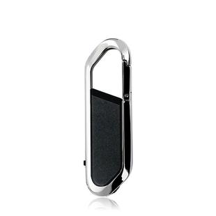 MicroDrive 4GB USB 2.0 Creative Carabiner Metal USB Flash Drives U Disk (Black)