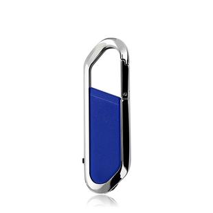 MicroDrive 128GB USB 2.0 Creative Carabiner Metal USB Flash Drives U Disk (Blue)