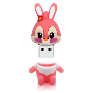 MicroDrive 4GB USB 2.0 Creative Cute Rabbit U Disk (Pink)