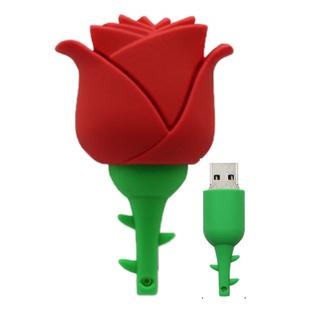 MicroDrive 128GB USB 2.0 Creative Rose U Disk (Red)