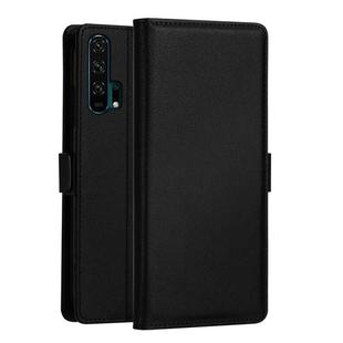 DZGOGO MILO Series PC + PU Horizontal Flip Leather Case for Huawei Honor 20 pro, with Holder & Card Slot & Wallet (Black)