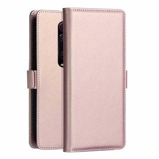 DZGOGO MILO Series PC + PU Horizontal Flip Leather Case for Xiaomi Redmi K20 / K20 Pro, with Holder & Card Slot & Wallet (Rose Gold)