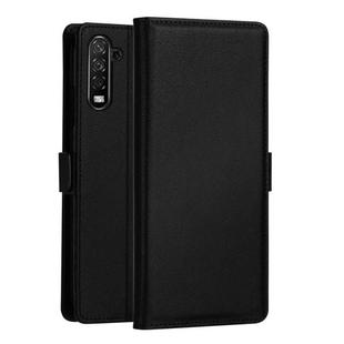 DZGOGO MILO Series PC + PU Horizontal Flip Leather Case for Galaxy Note 10, with Holder & Card Slot & Wallet (Black)