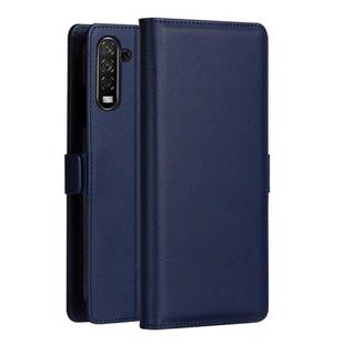 DZGOGO MILO Series PC + PU Horizontal Flip Leather Case for Galaxy Note 10, with Holder & Card Slot & Wallet (Blue)