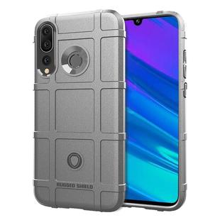 Shockproof Rugged Shield Full Coverage Protective Silicone Case for Huawei nova 5i Pro / Mate 30 Lite (Grey)