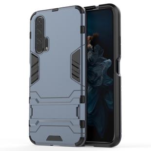 Shockproof PC + TPU Case for Huawei Honor 20 Pro, with Holder (Navy Blue)