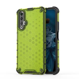 Shockproof Honeycomb PC + TPU Protection Case for Huawei Honor 20 PRO (Green)