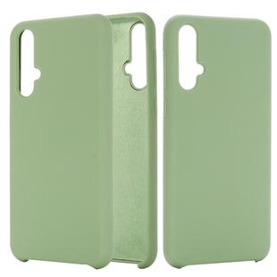 Solid Color Liquid Silicone Dropproof Protective Case for Huawei Nova 5 / Nova 5 Pro (Green)