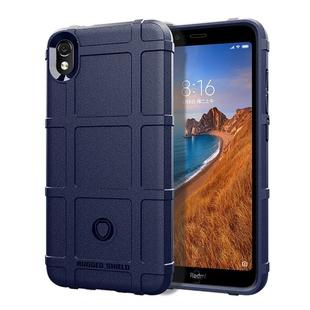 Shockproof Protector Cover Full Coverage Silicone Case for Xiaomi Redmi 7A (Blue)