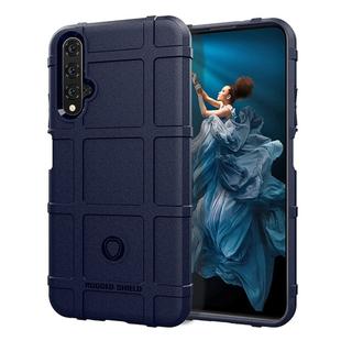 Shockproof Protector Cover Full Coverage Silicone Case for Huawei Honor 20 (Blue)