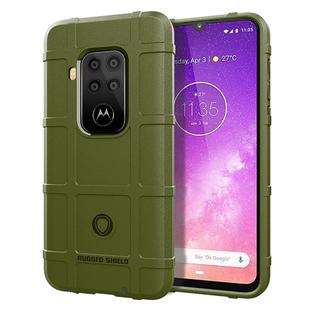 Shockproof Protector Cover Full Coverage Silicone Case for Motorola Moto One Pro (Green)